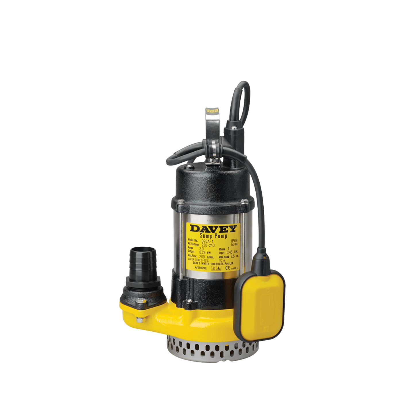 Davey D40A general purpose dewatering sump pump
