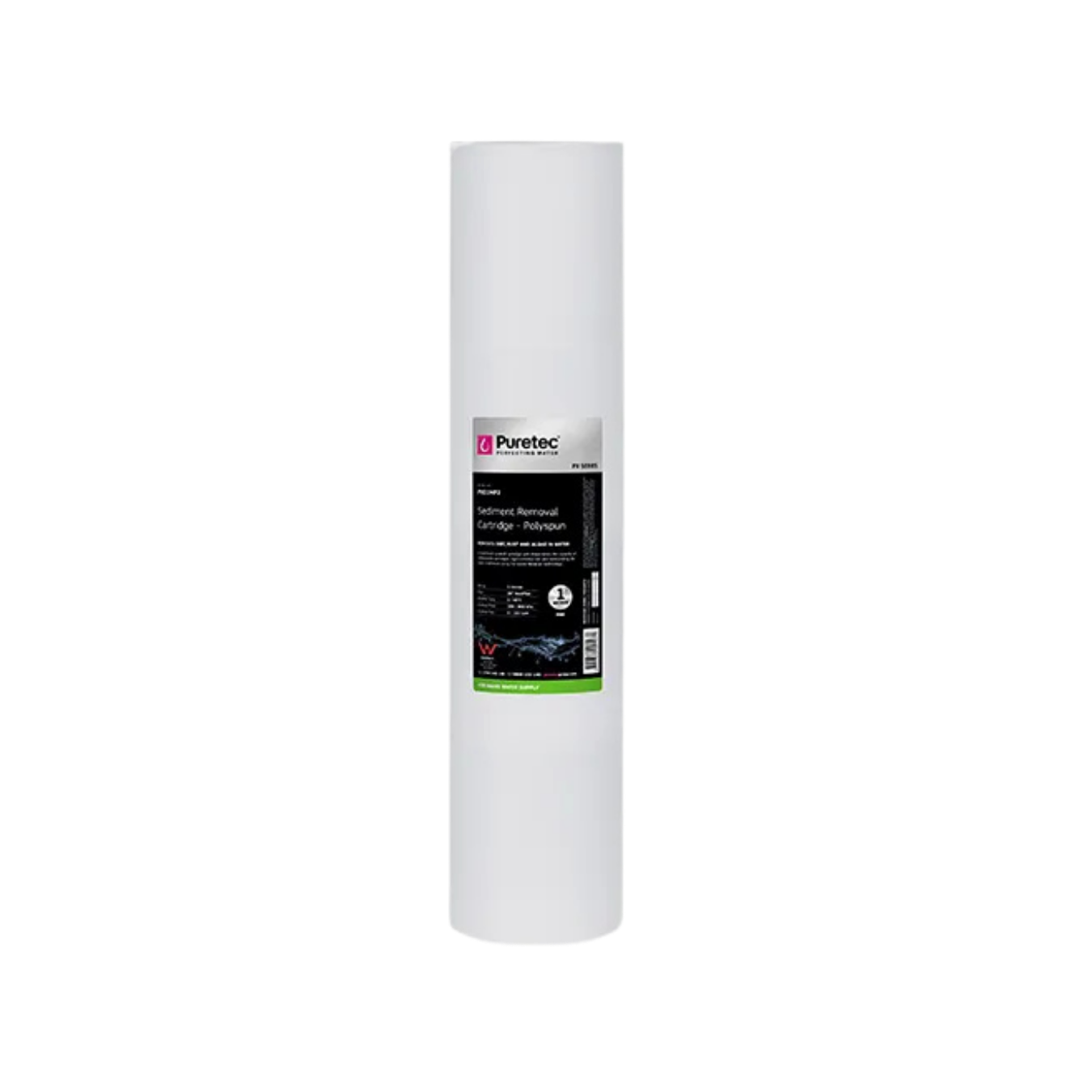 Puretec PX01MP2 polyspun sediment cartridge | 1 micron 4.5" x 20"