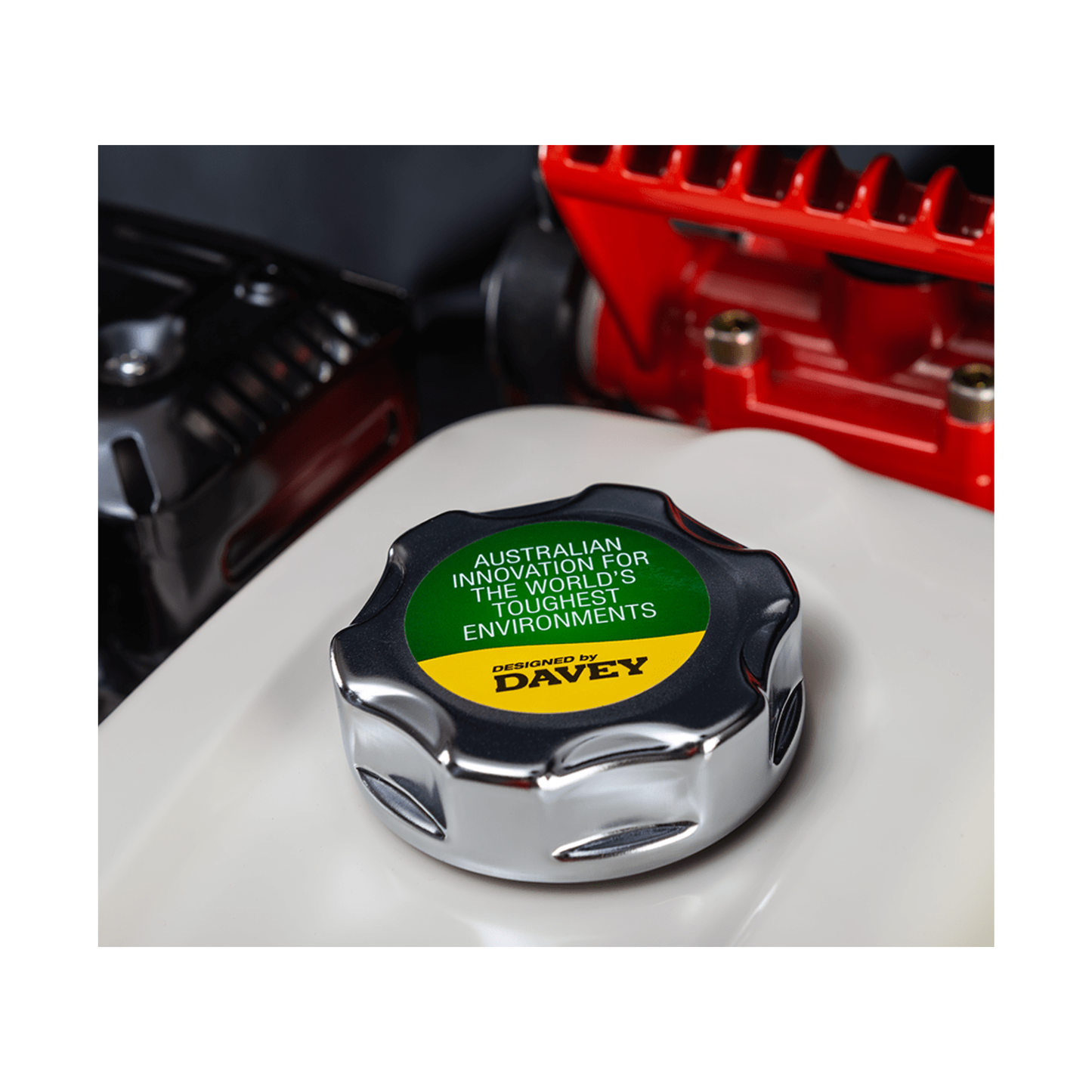 Heavy-duty suction strainer basket for Davey 5155H firefighter pump with mesh filter for debris protection during firefighting operations