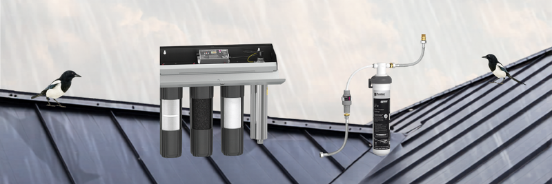 Why is filtration important for rainwater?