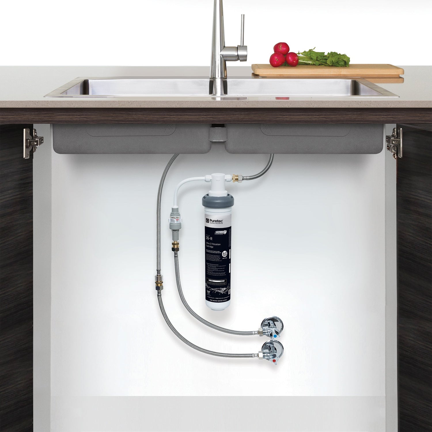 Undersink water filtration