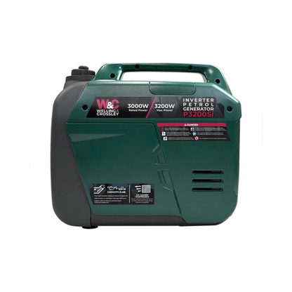 Welling & Crossley 3,200W Smart Silent Inverter Petrol Generator