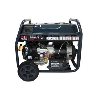 8.75 kVA Welling & Crossley Portable Generator with E-Start