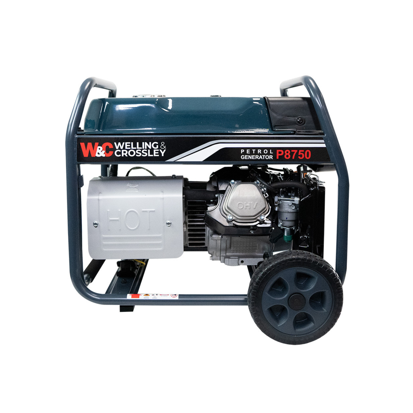 8.75 kVA Welling & Crossley Portable Generator with E-Start