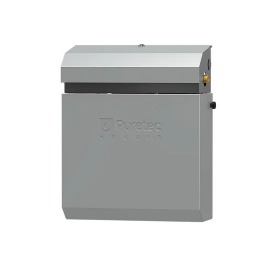 Puretec Hybrid E7AMC rainwater wholehouse UV filter system with cover | twin stage 20"