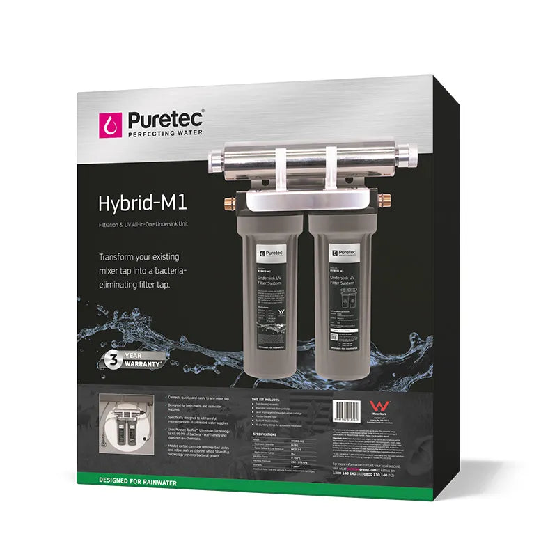 Puretec Hybrid M1 Rainwater UV Under Sink Filter System
