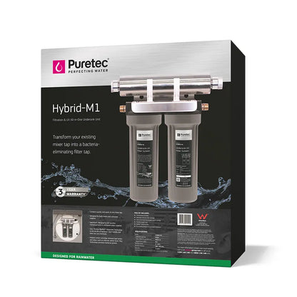 Puretec Hybrid M1 Rainwater UV Under Sink Filter System