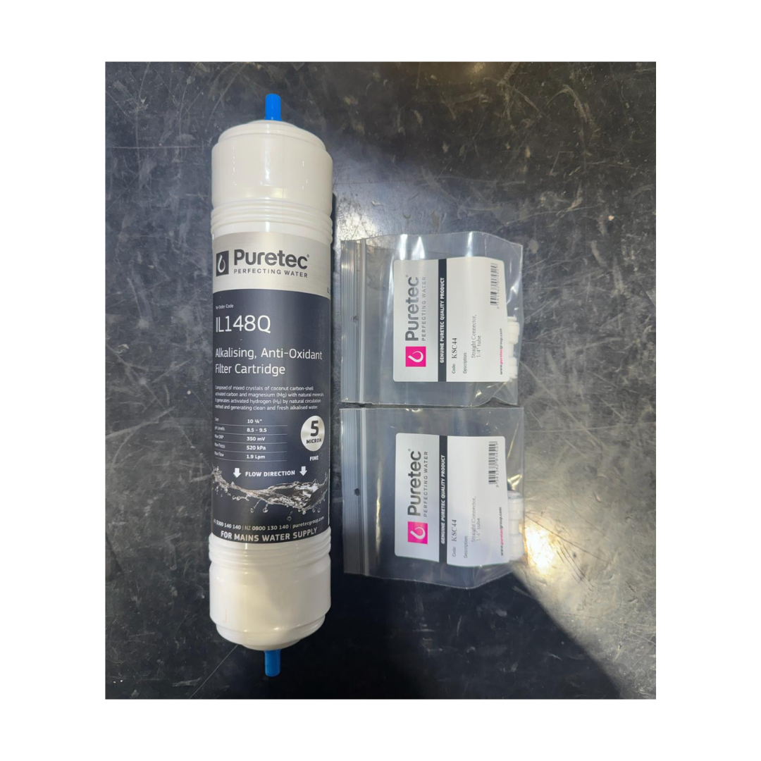 Puretec IL148Q Inline Filter Cartridge, Alkalising and Anti-oxidant
