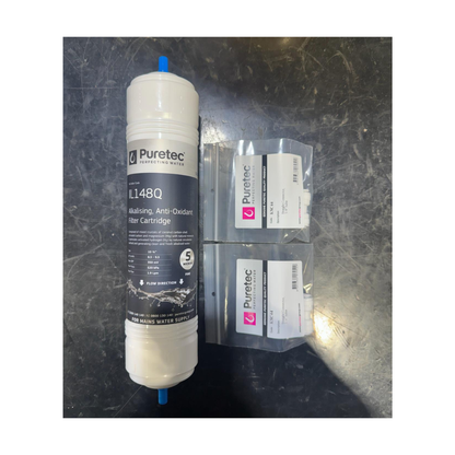 Puretec IL148Q Inline Filter Cartridge, Alkalising and Anti-oxidant