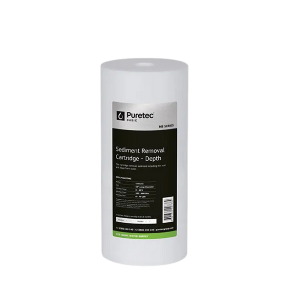 Puretec basic MB05LD1 melt blown sediment cartridge | 5 micron 4.5" x 10"