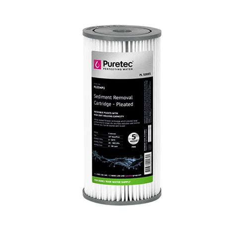 Puretec Pleated Sediment Cartridge PL01MP1 - PL50MP1