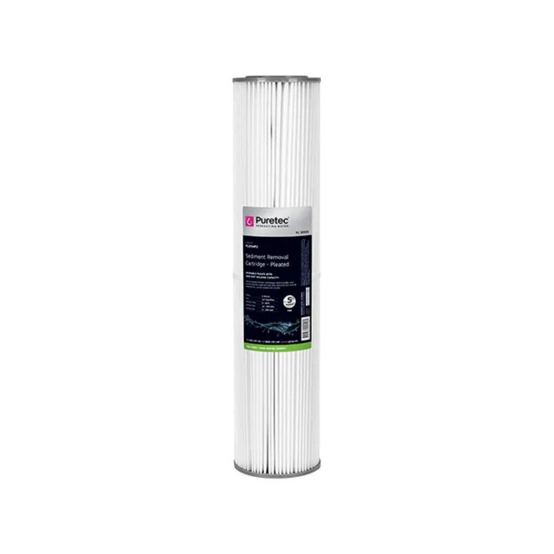 Puretec pleated sediment cartridge 20 inch | PL01MP2 - PL20MP2
