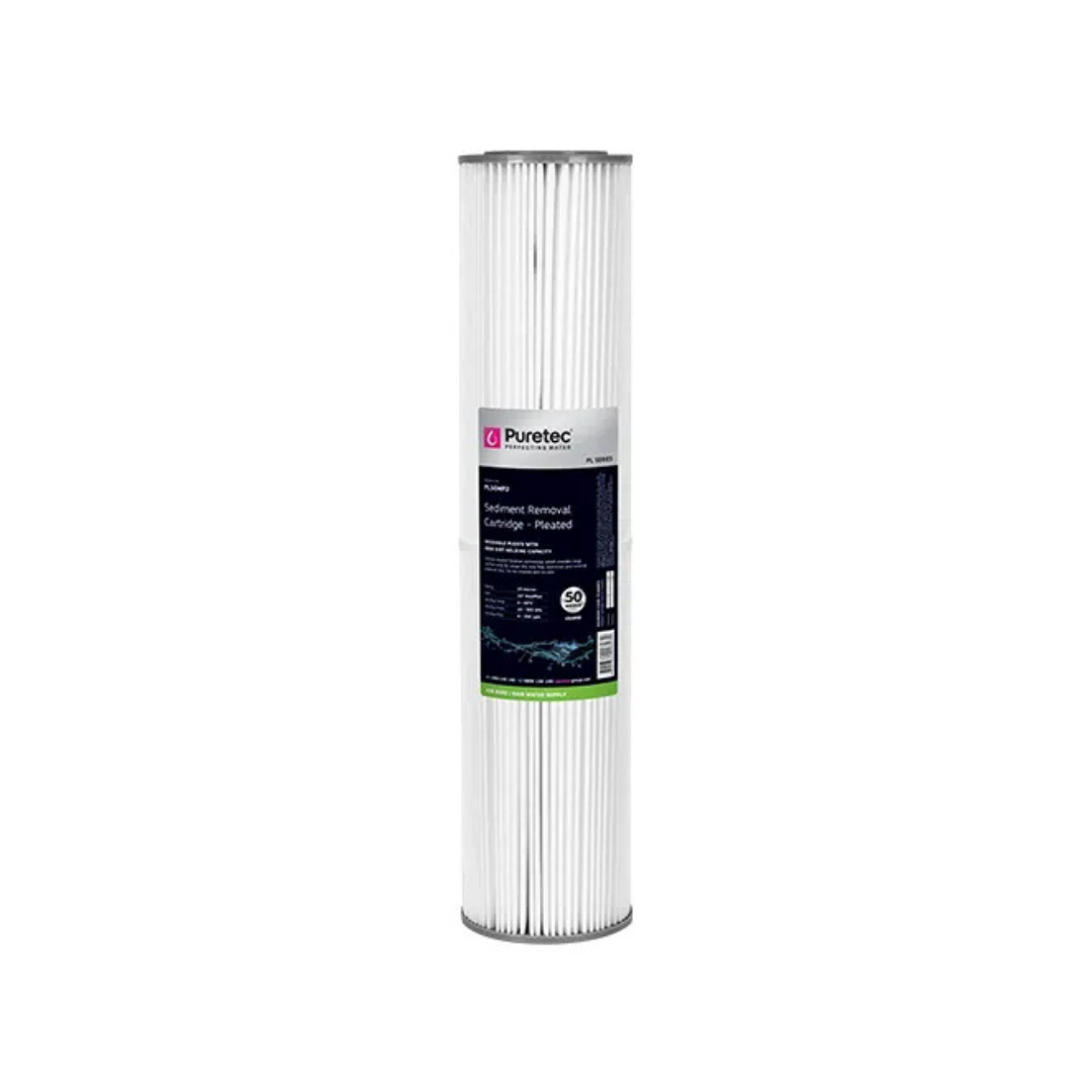 Puretec pleated sediment cartridge 20 inch | PL01MP2 - PL20MP2