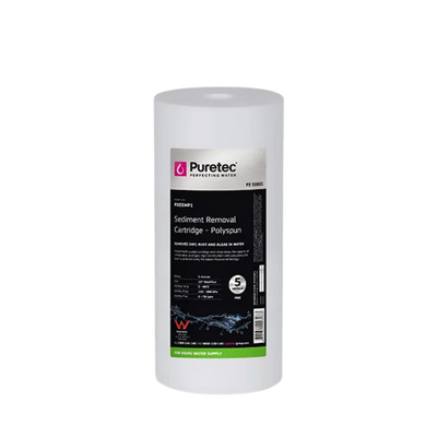 Puretec PX05MP1 polyspun sediment cartridge |  5 micron 4.5" x 10"