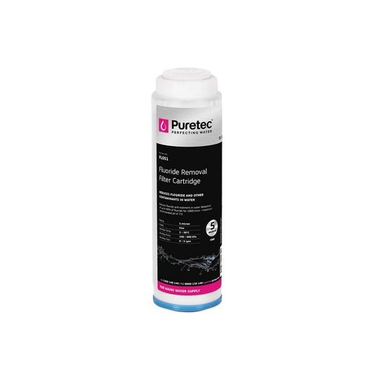 Puretec FL051 fluoride removal cartridge | 5 micron 2.5" x 10”