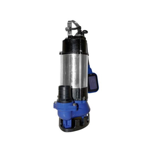 Bianco Pumpz BIA-B18VAS2 submersible vortex drainage pump with vertical float switch, 133 liters per minute flow rate, 7 meter head capacity