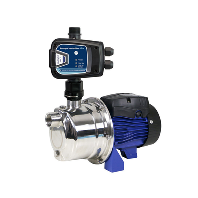 Bianco INOX45LITE stainless steel domestic pressure pump with blue motor and NXT intelligent controller
