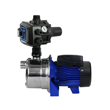 Bianco INOX45LITE pump body showing stainless steel impeller housing and NXT controller mounting