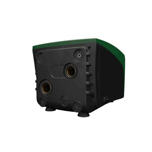 Rear view showing inlet and outlet connections on DAB E.sybox Mini3 pump