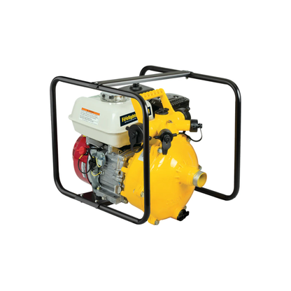 Side view of Davey 5155H firefighter pump showing engine and single impeller configuration for high-pressure firefighting applications