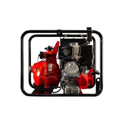 Side view of Davey 5290HRS2 showing Honda iGX270E electric start engine with 2G/3G/4G remote connectivity for firefighting